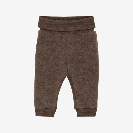 Broekje - Merino wol - Brown melange/bruin - Huttelihut voor