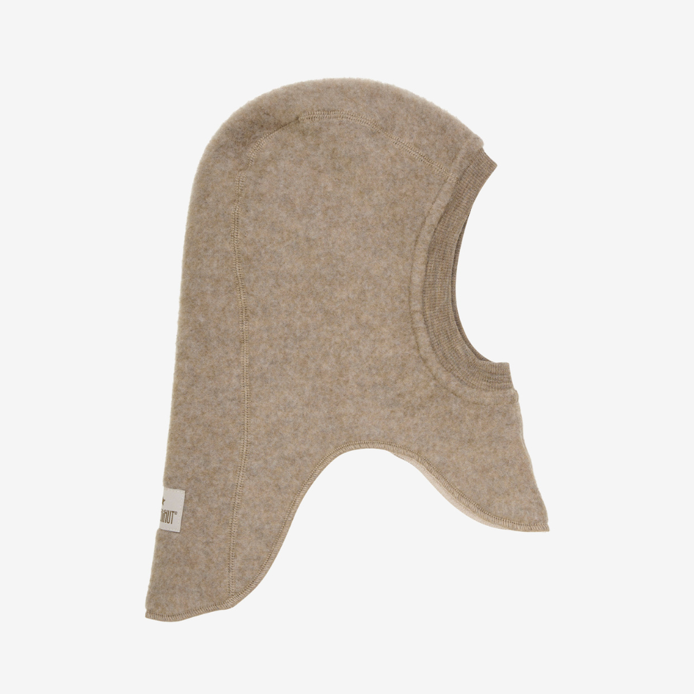 Balaclava - Merino wol fleece - Savannah/beige - Huttelihut zij