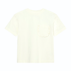 T-shirt - Biologisch katoen - Wit/Antique White - Huttelihut voorkant