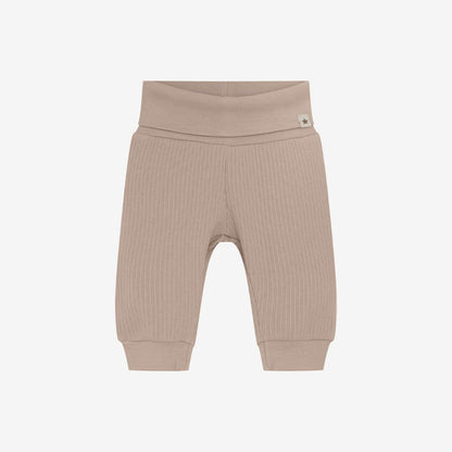 Baby broekje rib - Modal katoen - Etherea/beige - Huttelihut voor
