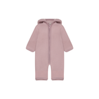 Buitenpak van merino wol fleece - Woodrose - 100% merino wol - HUTTEliHUT voorkant