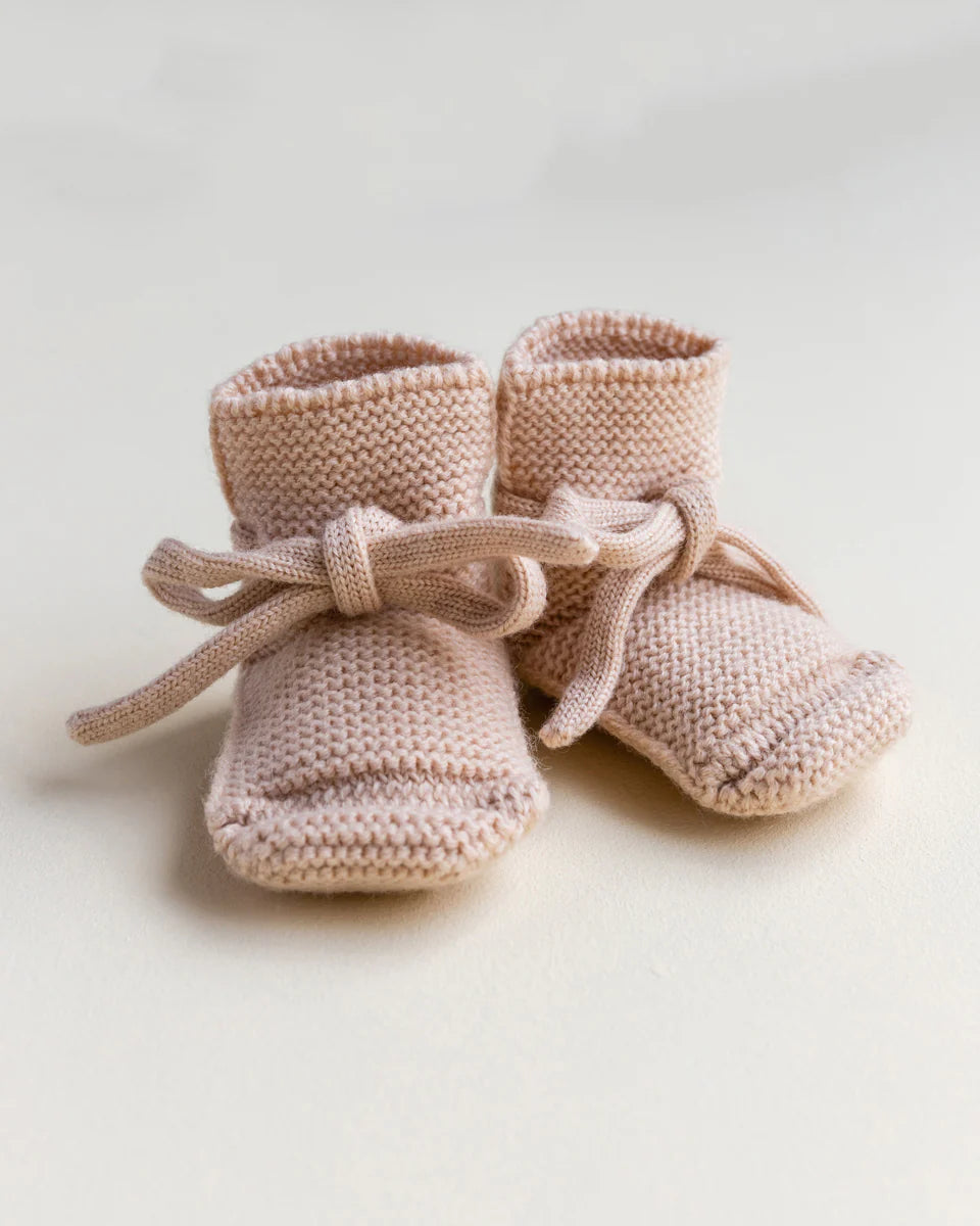 Booties - Baby Slippers - Merino Wool - HVID