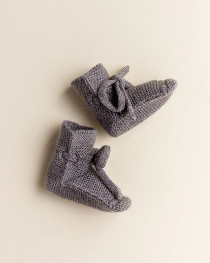 Booties - Baby Slofjes - Merinowol - HVID