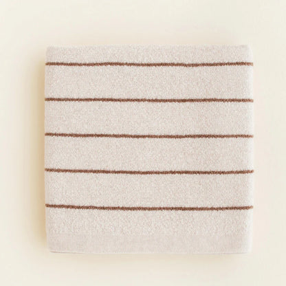 Deken Harry - Merino wol - Gestreept - HVID
