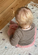 Barnsteen en edelstenen ketting - Lulu - 32 cm - Nirrimis - productfoto