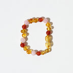 Barnsteen en edelstenen armband - Sofie - 14 cm - Nirrimis - productfoto - afbeelding 2