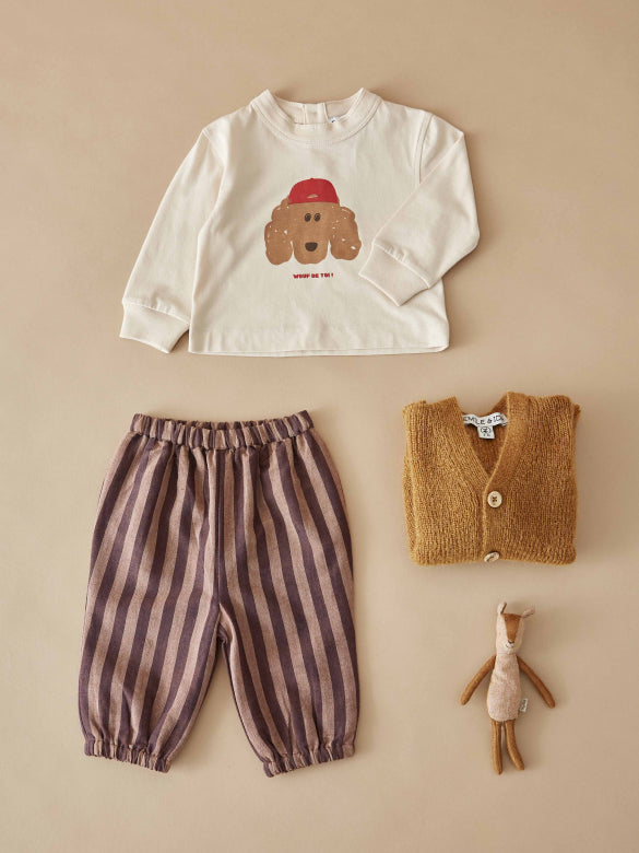 Pofbroekje Sarouel Rayure Khadi – Stockholm – 100% katoen - Emile et Ida