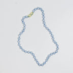 Barnsteen ketting - Light Blue Aquamarine/Blauw - 32 cm - Nirrimis - productfoto