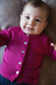 Babyvestje - Wol/Zijde - Baby Cardigan - Engel Natur