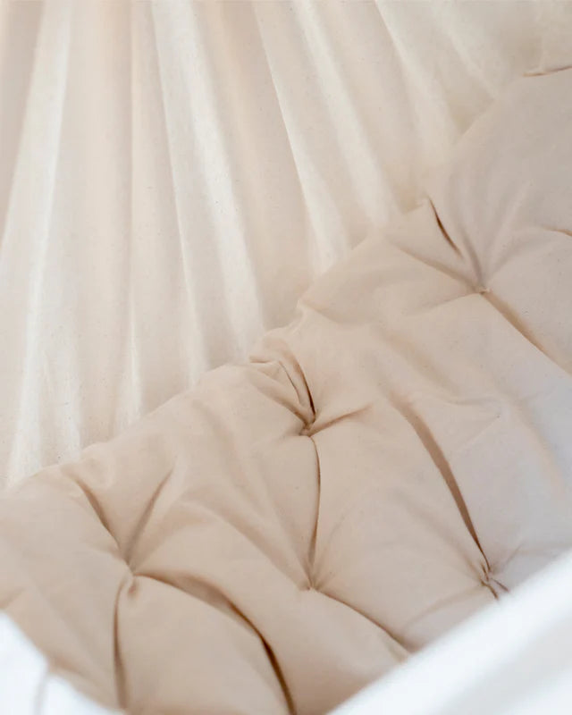 Matras voor babyhangmat - Biologisch katoen en kapok - Moonboon - productfoto - afbeelding 2