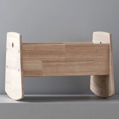 Kid´s Concept - Houten Speelgoed Schommel Poppenbedje - Inclusief beddengoed - Rubberhout