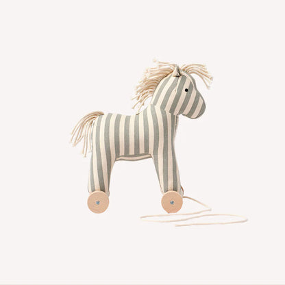 Trekpaardje Sam Aiden - 2 in 1 -  Pull Along - Groen/Wit - Kid's Concept