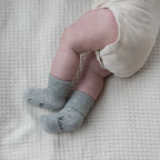 Blijf sokjes - Prematuur & newborn - Biologisch katoen mix - Grijs - KipKep baby
