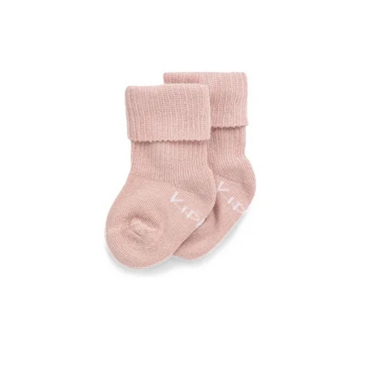 Blijf sokjes - prematuur & newborn - Biologisch katoen mix - Mauve - KipKep product