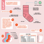 Blijf sokjes - prematuur & newborn - Biologisch katoen mix - Mauve - KipKep info