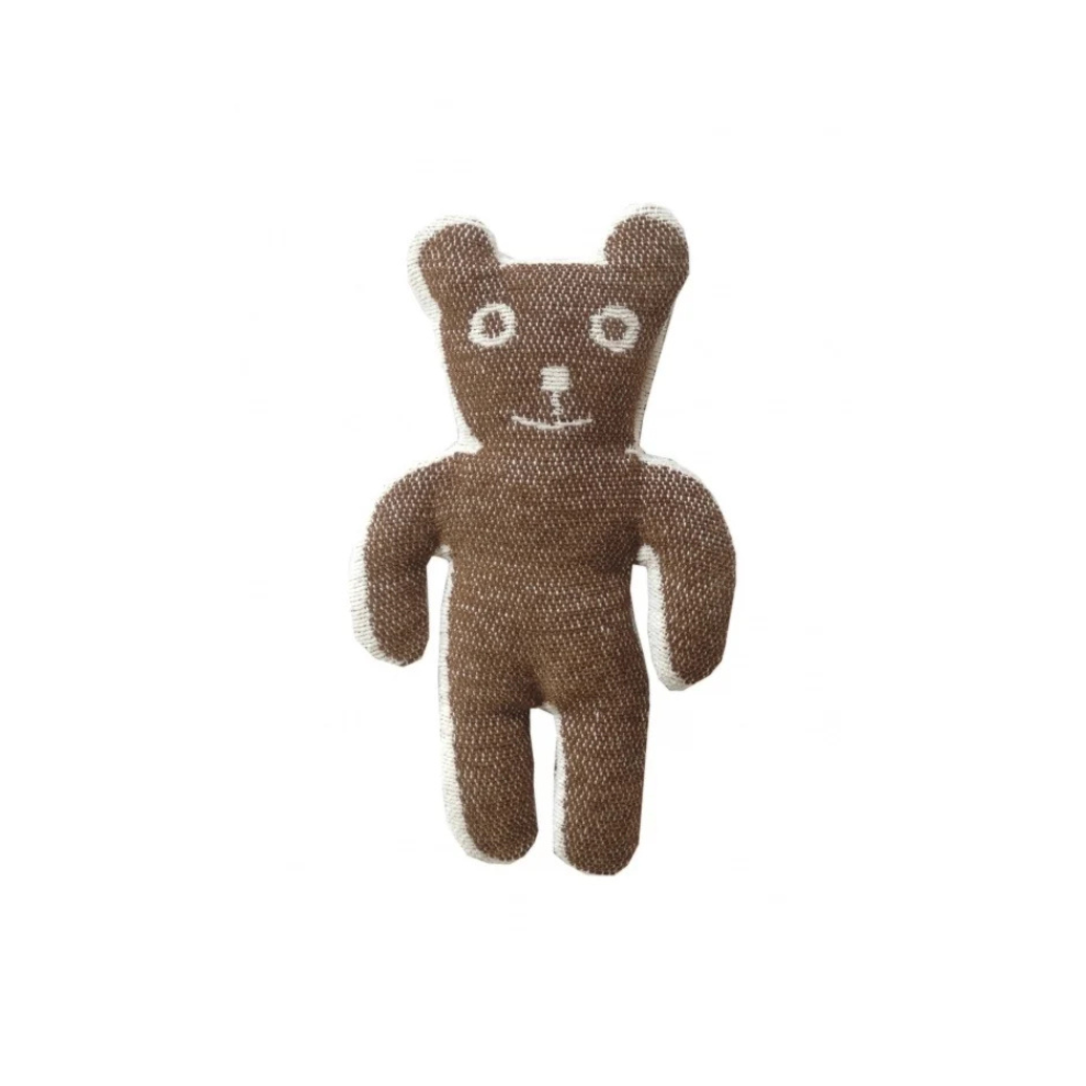 Knuffel Bruno - Biologisch katoen - Bruin - Klippan