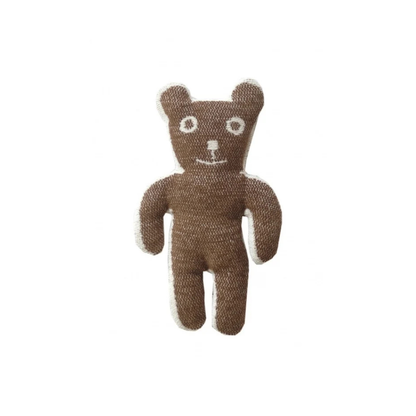 Knuffel Bruno - Biologisch katoen - Bruin - Klippan