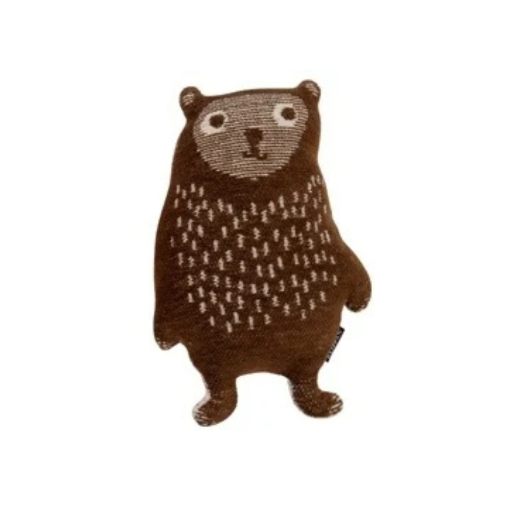 Knuffel Little Bear - Biologisch katoen - Bruin - Klippan