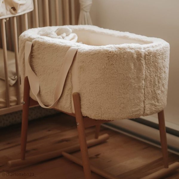 KUKO Rocking Stand - Houten Schommelonderstel voor de KUKO Moses Basket - Beech Wood - Charlie Crane - productfoto - afbeelding 2