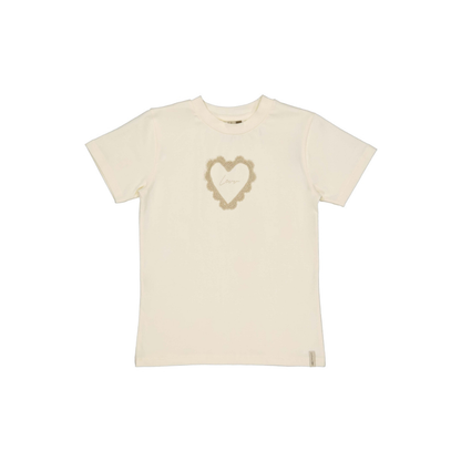 T-shirt Belle - Katoen - Wit/White Pearl - Levv Labels voor