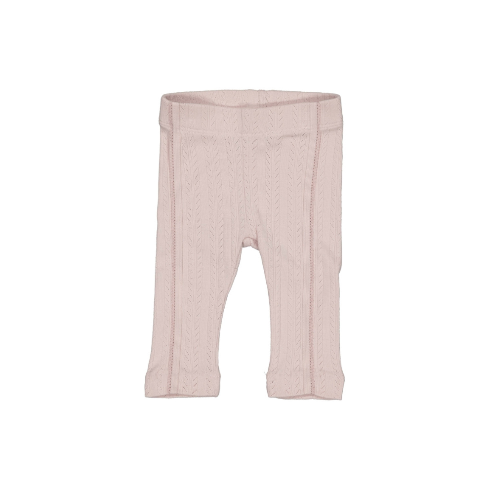Legging pointelle Marijn - Biologisch katoen - Roze/Soft Pink - Levv Labels
