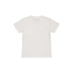 T-shirt Beike - Katoen - Wit/White Marble - Levv Labels achter