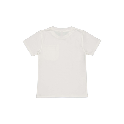 T-shirt Beike - Katoen - Wit/White Marble - Levv Labels achter