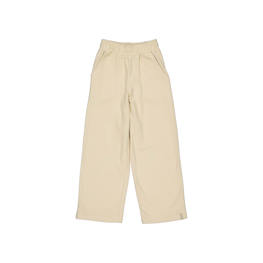 Broek Blanca - Straight leg - Katoen - Ecru/Oatmeal - Levv Labels voor