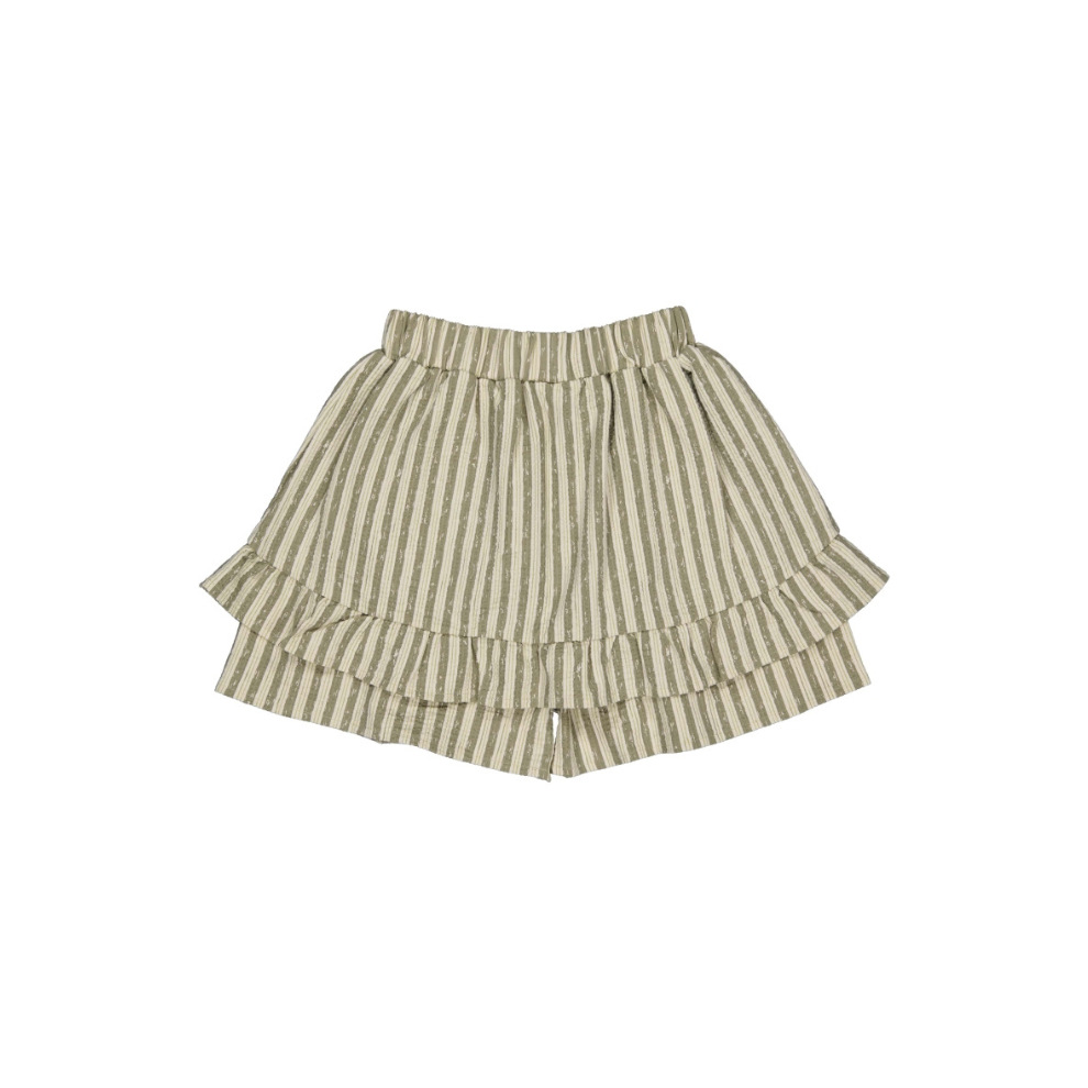 Rokje Billie - Skort - Katoen - Gestreept/groen - Levv Labels voor