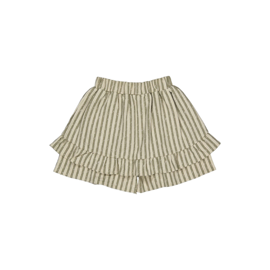 Rokje Billie - Skort - Katoen - Gestreept/groen - Levv Labels voor