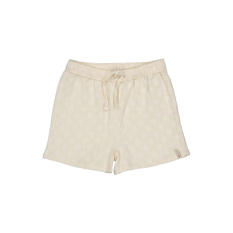 Kort broekje Bina - Oatmeal/Embroidery - Levv Labels  voor