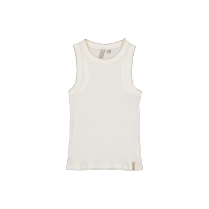 Hemdje Bernise - Katoen - Wit/White Marble - Levv Labels  voor