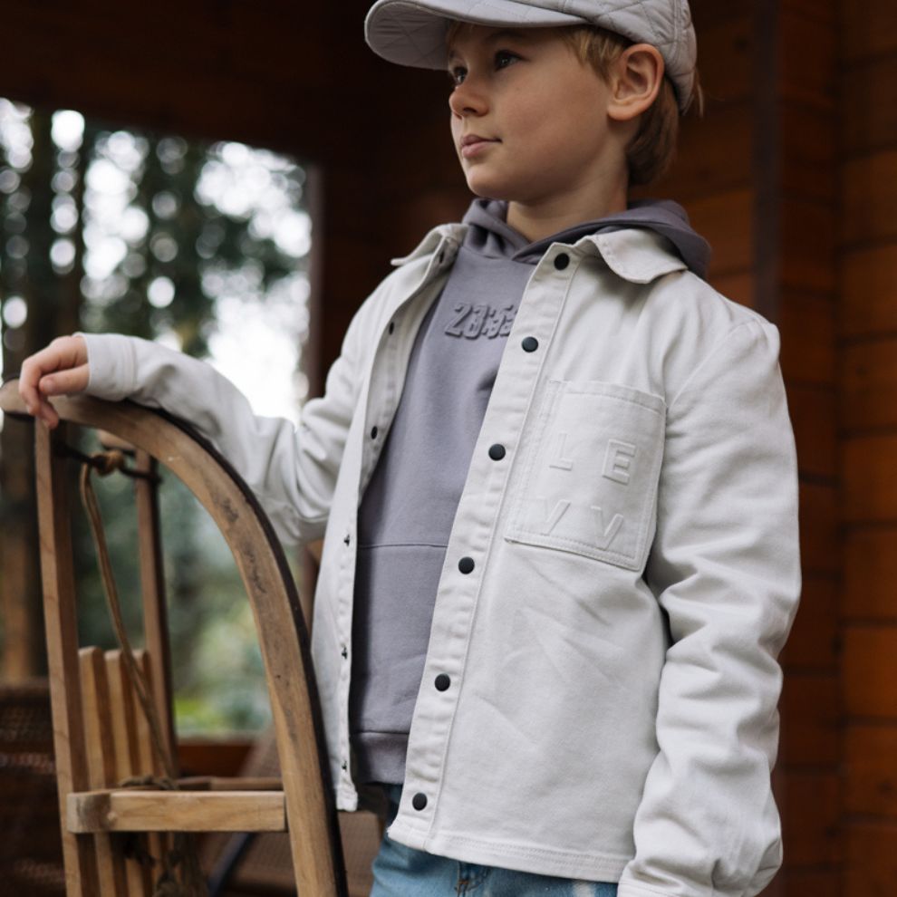Jasje Travis - Katoen - Kit/offwhite - Levv jongen