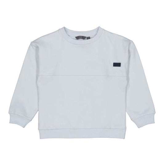 Sweater Varun - Katoen - Sky blue/lichtblauw - Levv voorkant
