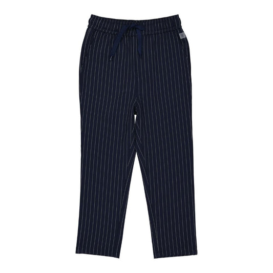 Broek Vio - Night blue/gestreept navy - Levv voorkant