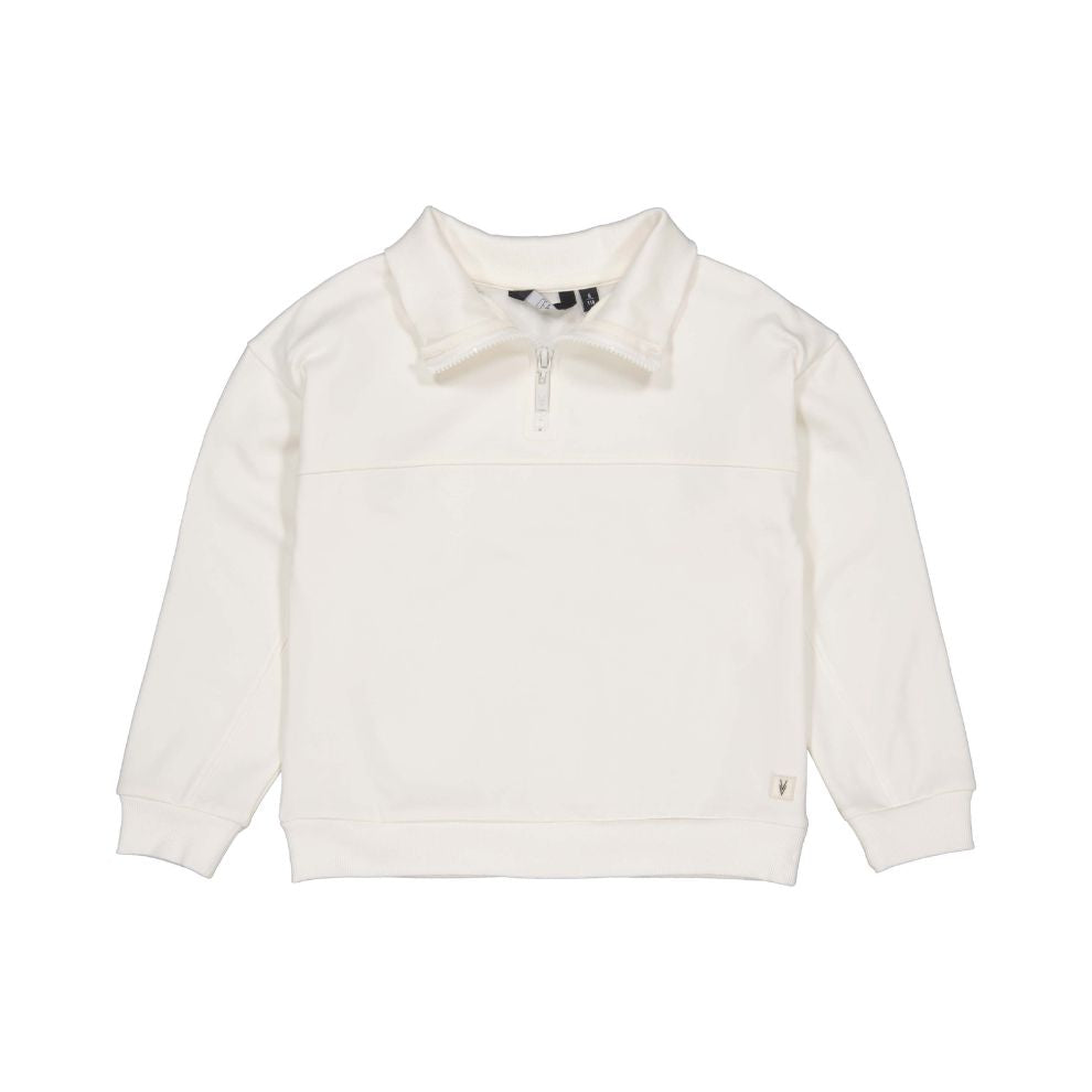 Sweater Venturo - Katoen - Cream/offwhite - Levv voorkant