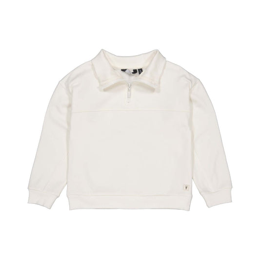 Sweater Venturo - Katoen - Cream/offwhite - Levv voorkant