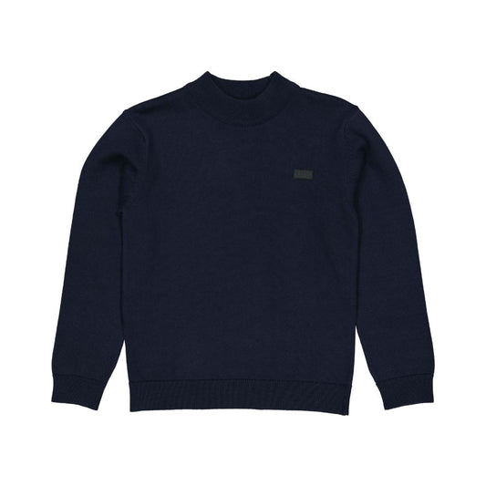 Gebreide trui Veron - Katoen - Night blue/navy - Levv voorkant
