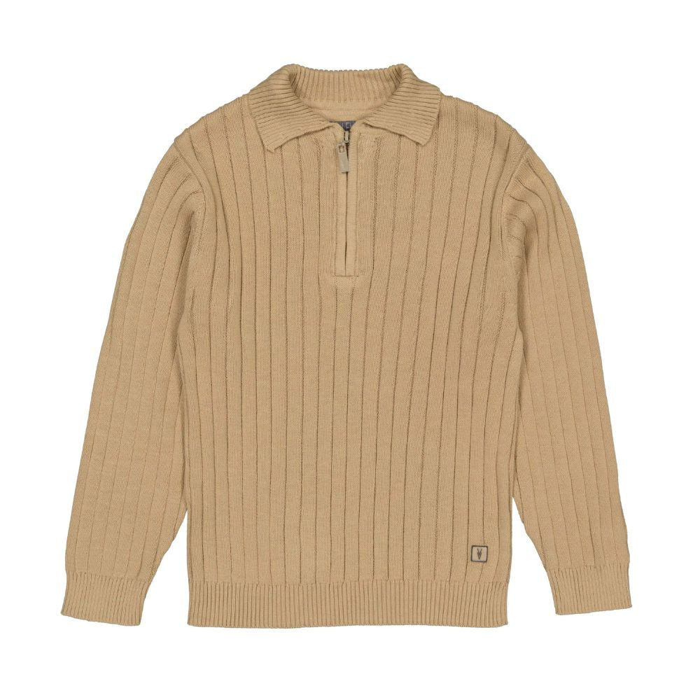 Trui Vidal - Katoen - Sand/beige - Levv voorkant