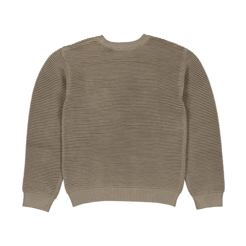Sweater Veto - Katoen - Taupe - Levv  achterkant
