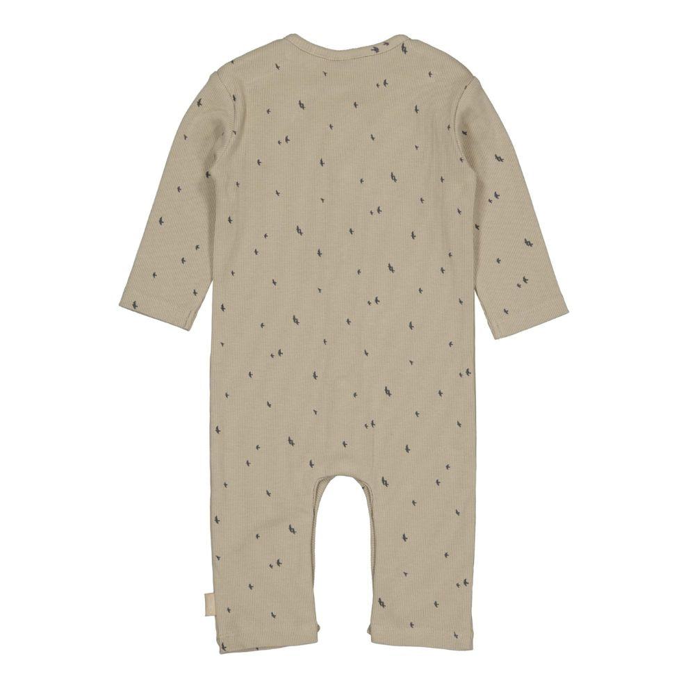 Boxpakje Luca - Biologisch katoen - Grijs/beige - Levv achterkant