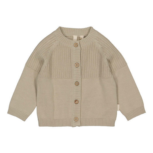 Vestje Lex - Biologisch katoen - Beige - Levv voorkant