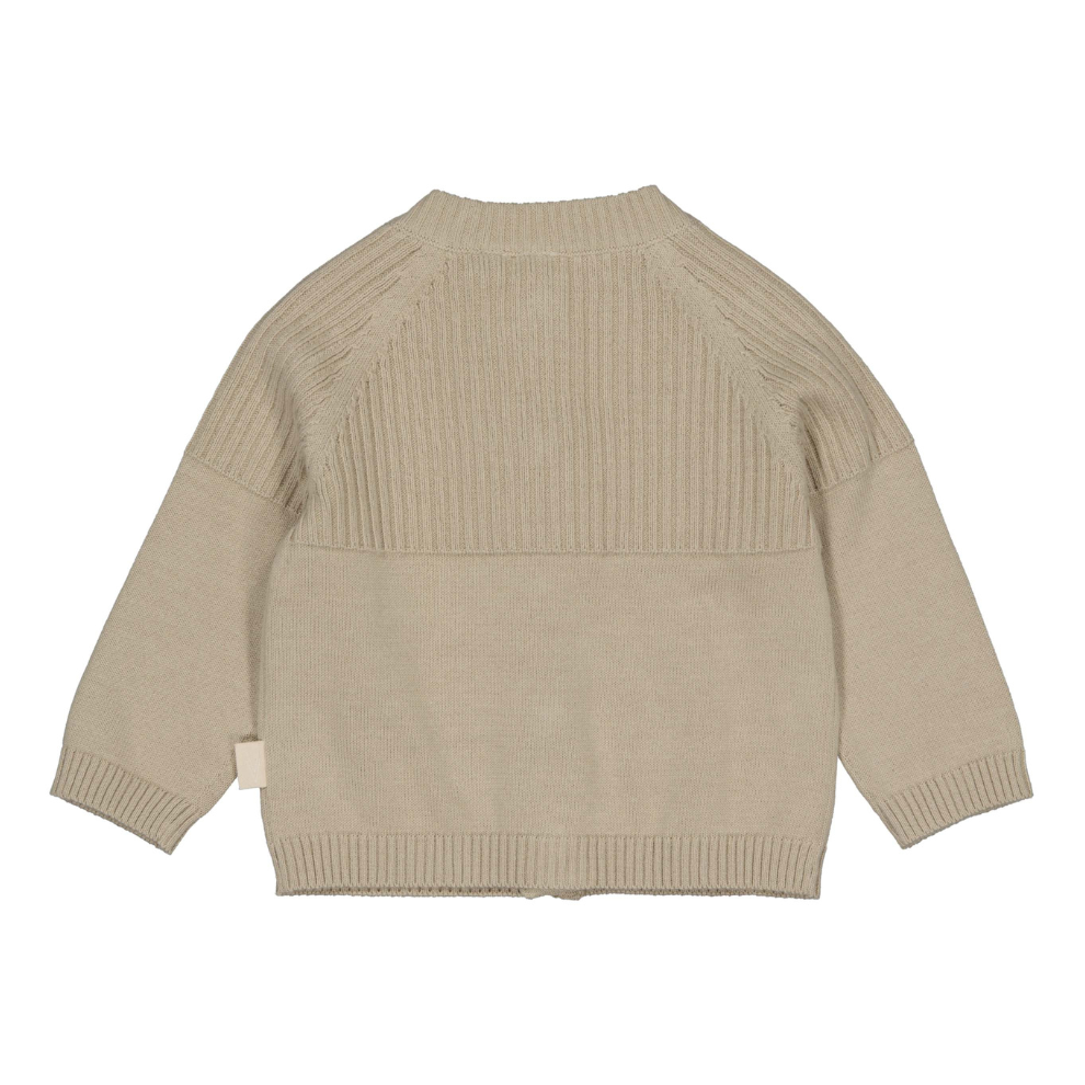 Vestje Lex - Biologisch katoen - Beige - Levv achterkant