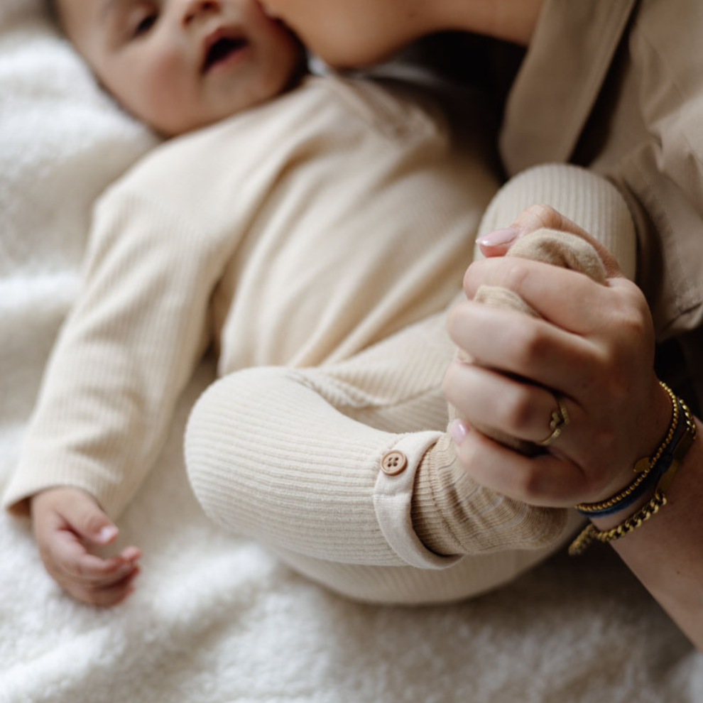 Legging Loan - Katoen - Light sand/beige - Levv baby