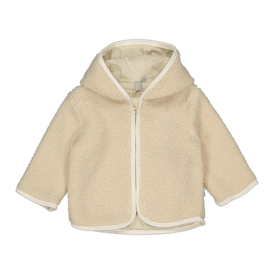 Teddy jasje Lean - Katoen - Light sand/beige - Levv voorkant