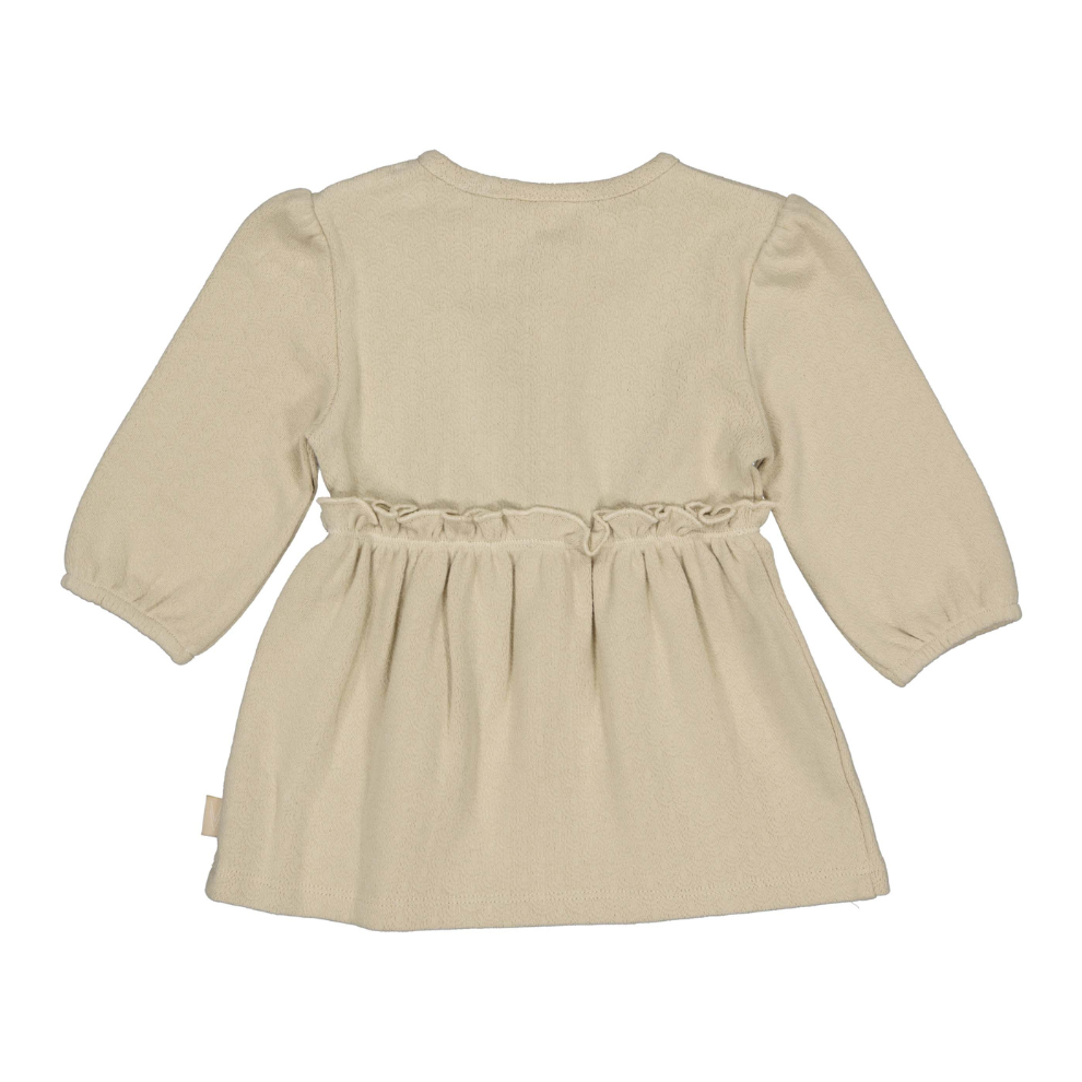 Jurkje Lara - Biologisch katoen - Beige - Levv achterkant