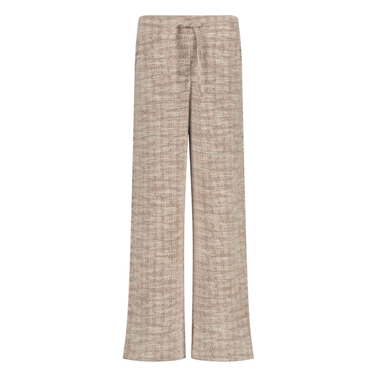 Broek Tracy - Katoen - Multi check - Levv voorkant