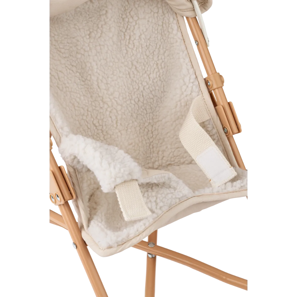 Poppen buggy - Bouclé - Elsie Pile Doll Stroller - Liewood - closeup
