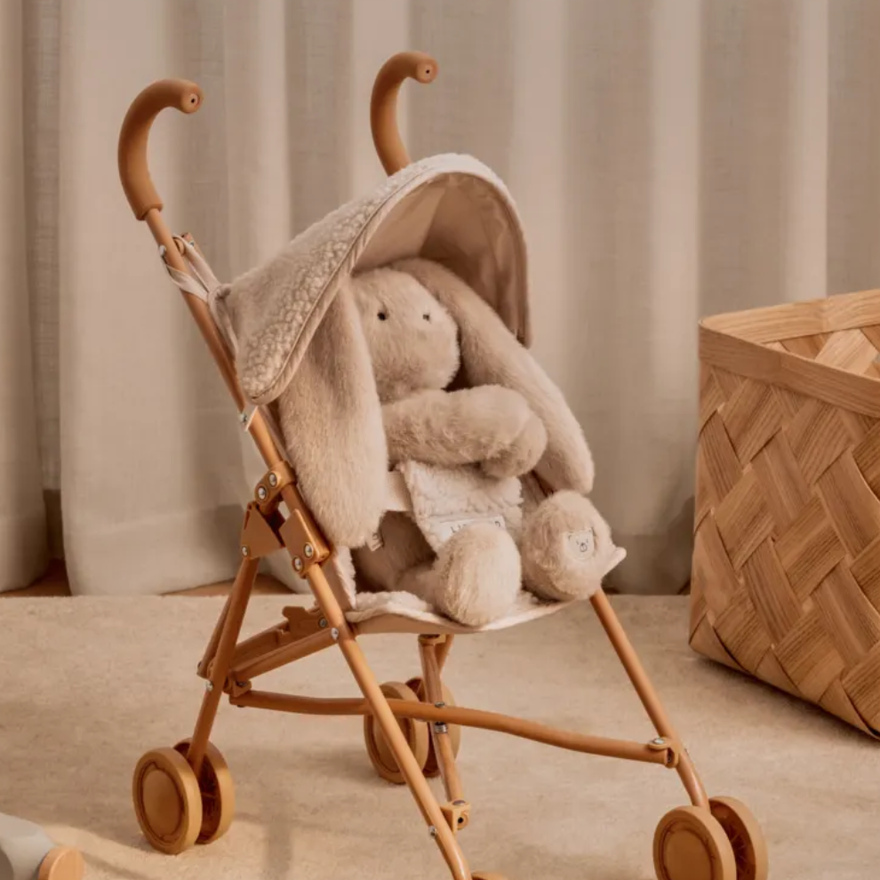 Poppen buggy - Bouclé - Elsie Pile Doll Stroller - Liewood - Liewood konijn