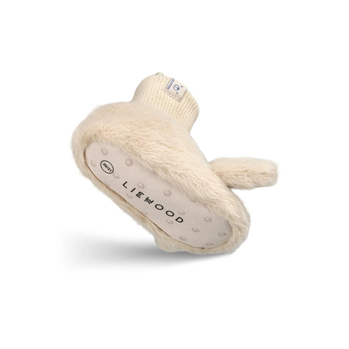 Baby Konijn Sloffen - Beth Rabbit Pluche Pantoffels - Gerecycled polyester - Liewood - onderkant